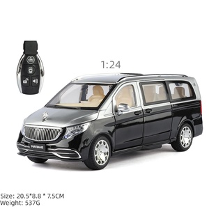 Modèle de voiture électrique en alliage <span class=keywords><strong>XHD</strong></span> 1:24 Benz VS680 avec télécommande, ouverture des portes, rebond et antichoc, jouet cadeau, collection de modèles - Product Image 1
