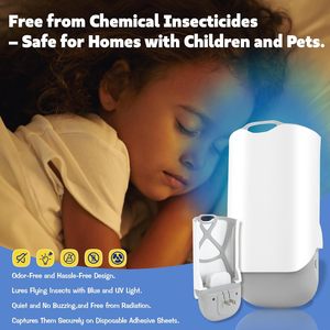 Plug-in có thể gập lại muỗi Killer LED nguồn ánh sáng bay bẫy côn trùng cho muỗi ruồi Bướm Đêm gnats - Product Image 5