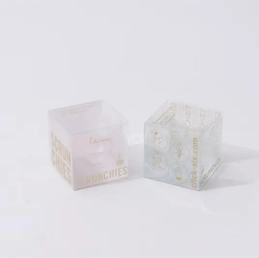 Customized Shape Transparent Folding Clear PVC PET Box for Packaging