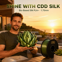 Filament PLA Soie CDD 1,75 mm, surface brillante pour modèles et artisanat, compatible avec les imprimantes 3D Bambu Lab, directement de l'usine