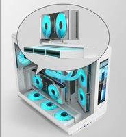 SOEYI PC Gaming Casing CPU Cabinet Wholesales ATX Computer Cases Towers Gamer Gebinete With LCD Display Screen