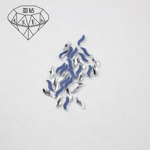 Cristales de Estrás Termoadhesivos en Forma de S ASFA05 de 8.0MM, ss6 y SS10, para Aplicar con Máquina de Termoadhesión, Cristal AB - Product Image 5