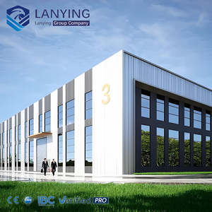 อาคารสำนักงานโครงสร้างเหล็กดีไซน์ทันสมัย ศูนย์การค้าสำเร็จรูป อาคารโชว์รูมรถยนต์ขนาดใหญ่ - Product Image 2