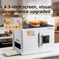 Machine à Crêpes et Pains Plats Électrique Intelligente Entièrement Automatique pour la Maison, Robot de Cuisine Polyvalent 110V/220V