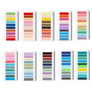 Self-Adhesive Page Markers Sticky Index Tabs and Writable Flag Note Tabs Itself <b>Bookmark</b> for Notebooks and Papers - Product Image 2