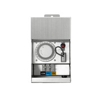Transformateur basse tension 75W avec noyau toroïdal en acier inoxydable 304, minuterie mécanique intégrée, 120V AC vers 12/15V AC