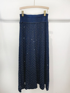 Yedi Renkli <span class=keywords><strong>2026</strong></span> Yeni Fransız Sandro Işıltılı İplik Oyuklu Şerit Sıcak Baskılı Kadın Günlük Takım - Product Image 6