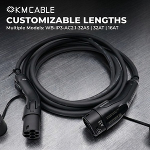 Cable de Carga Portátil para Vehículos Eléctricos Tipo 2, 16A 11kW Ajustable, Empaquetado para Venta Minorista, Certificado CE, Venta al Por Mayor para Vendedores en Línea - Product Image 4