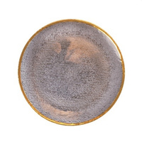 Grand plat en verre Ratten Navy pour assiette de chargeur Écologique pour les fêtes