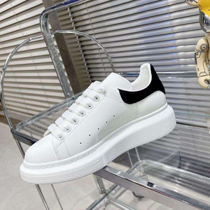 Espadrilles jetables en cuir synthétique <span class=keywords><strong>Alexander</strong></span> McQueen pour femmes, chaussures décontractées, et coton de haute qualité pour hommes – Nouveauté très demandée - Product Image 5