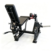 Machine Commerciale Combinée Extension et Flexion des Jambes, Appareil d'Entraînement Sélectable pour l'Entraînement de la Force des Quadricipitaires et des Ischio-jambiers
