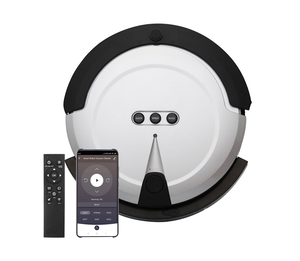 Aspiradora Robótica Krv208 con Carga Automática para Limpieza de Alfombras, Barrido Automático de Polvo, Control por Aplicación <span class=keywords><strong>Móvil</strong></span> y Wifi - Product Image 6