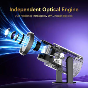 Projecteur intelligent Android 13 2026 Turn1 720P HD portable mini projecteur avec Wi-Fi 6, design compact en forme de cube pour la maison - Product Image 2