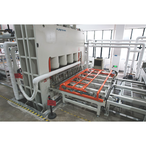 Pressage à chaud de panneaux de particules avec machine à plastifier le papier <span class=keywords><strong>mélaminé</strong></span> - Product Image 4