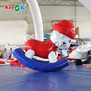 Gracioso aire sellado inflable caballo <span class=keywords><strong>Mini</strong></span> paseo encantador caballo animales juguetes para la venta - Product Image 2