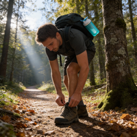 Gobelet shaker personnalisé pour l'extérieur, fabriqué en plastique PP sans BPA, sans danger pour les aliments, idéal pour la course à pied en sentier et les aventures en randonnée