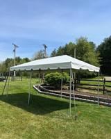 Carpa Gazebo Modular de Aluminio Clásica de 10x30 pies, para las Cuatro Estaciones, con Techo Resistente, Ideal para Bodas, Fiestas y Eventos