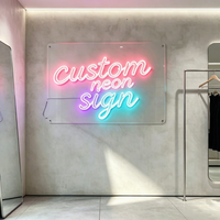 Enseigne au néon en acrylique personnalisée, enseigne au néon LED pour l'image de marque de la boutique, enseigne lumineuse pour la chambre, le bar, l'hôtel, le studio