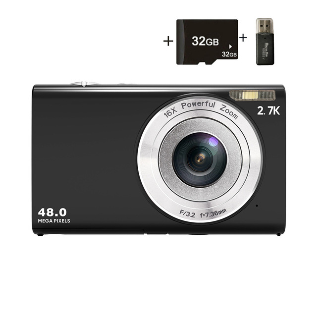 48 Megapixel High-Definition Digital Camera 2.88-inch Vlogging With 16X Digital Zoom As a Gift for Students and Children