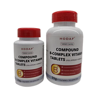 Nouvelle marque privée 2026, personnalisation, complément de vitamine B, 550 mg, 60 à 100 comprimés, comprimés de vitamine B, à base d'aliments naturels, pour adultes