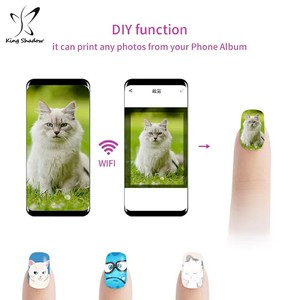 Imprimante à ongles 3D à domicile, imprimante UV numérique pour nail art, machine intelligente de peinture d'ongles 3D - Product Image 3