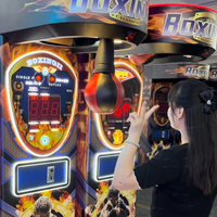 Machine de boxe d'arcade de mesure de vitesse et de force à jetons de rue de jeu Konghui Machine de jeu de poinçon de boxe de musique intelligente
