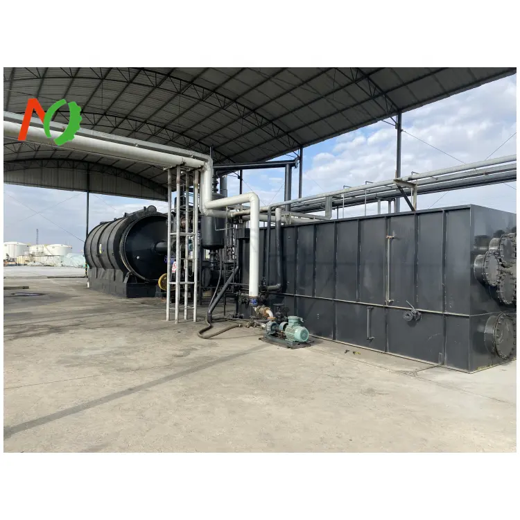 Mingjie grubu Pyrolysis karbon atık lastik Pyrolysis makinesi almak için otomatik ısıl bozunum tesisi