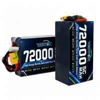 Batería de Litio Recargable Semisólida YKX 6S 22.2V 72000mAh 300Wh/kg, Duradera, con Cátodo LCO y 800 Ciclos para Drones