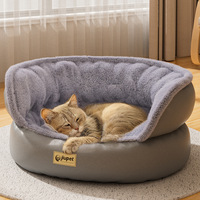 Neues halb geschlossenes super warmes Haustier bett für Katzen und Hunde Große, mit PP-Baumwolle gefüllte, weiche, elastische, wind dichte Haustier produkte