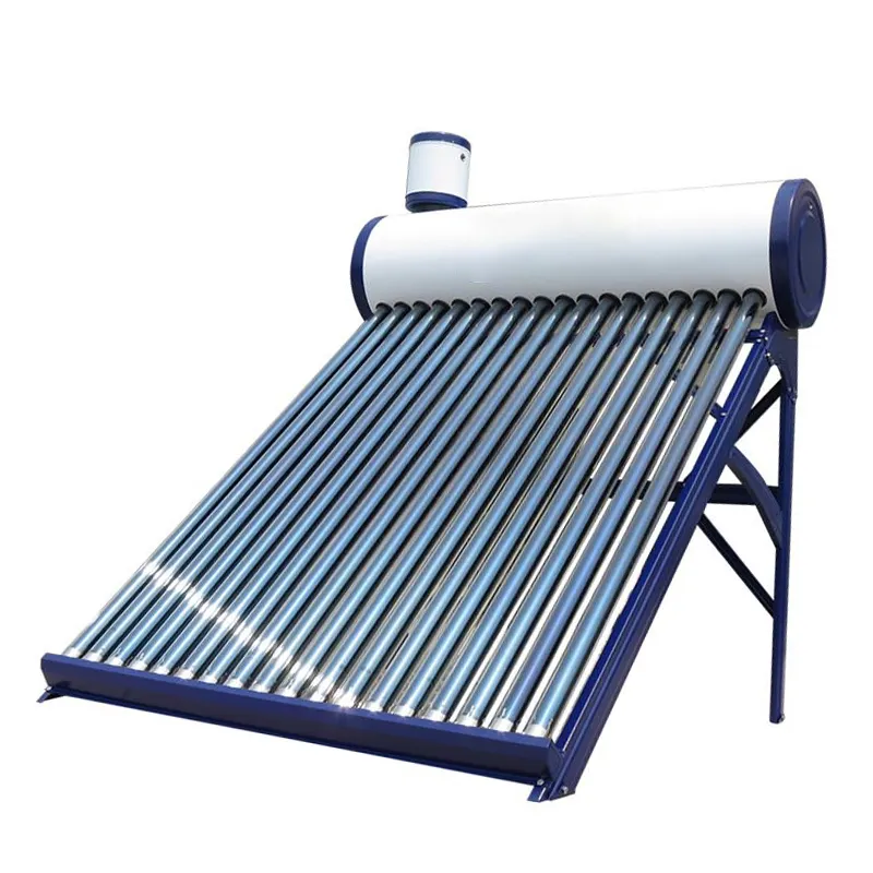 Coletor térmico solar de 200l, tubo de vácuo, aquecedor de água solar com tanque de água