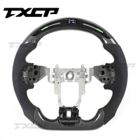 Volante de Cuero y Fibra de Carbono Compatible con Mitsubishi LANCER EVO 7 8 9