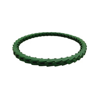 Courroie à maillons torsadés avec écrou de 11,5 mm à 14,5 mm, courroie en bois pour machine, courroie torsadée plus puissante que la courroie Fenner