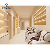 Meubles de présentation modernes pour salons de beauté et spas, stations de décoration pour salons de manucure, solutions d'aménagement pour salons de beauté