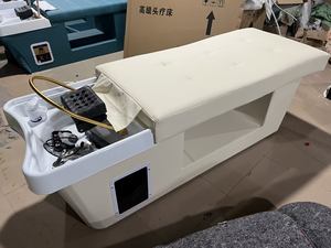 Lit de lavage capillaire inclinable pour salon de beauté, spa capillaire et massage thaïlandais - Product Image 3