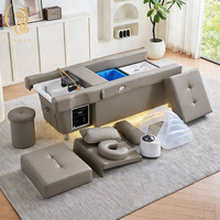 Lit de massage thaïlandais multifonctionnel Chuque, salon, dossier électrique relevable, réparation des pieds, chaise de shampooing, lit de shampooing hydrothérapie pour la tête