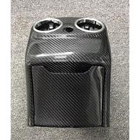 Article de vente chaud W205 bouches d'aération intérieures et arrière de voiture pour Mercedes Benz C300 W205 C63 AMG compartiment de rangement arrière en fibre de carbone