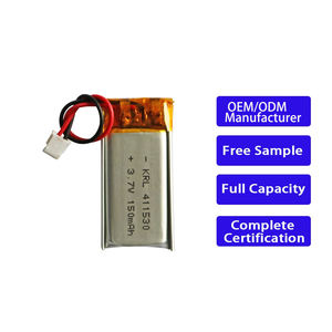 薄い軽量150mAh 3.7Vリチウムポリマーバッテリー411530ポーチリチウムイオンBluetoothイヤフォンケース卸売価格 - Product Image 1