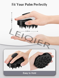 Cepillo de Silicona Suave con Logotipo Personalizado, Masajeador de Cuero Cabelludo, Eliminador de Caspa, para Todo Tipo de Cabello, Exfoliante Capilar - Product Image 2