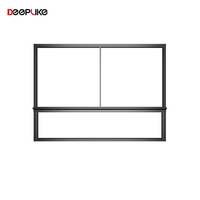 Ventana de sellado deslizante de aluminio de doble acristalamiento con rotura térmica de estanqueidad de aire de diseño libre para sala de estar