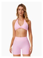 Ensemble de lingerie sexy à nœuds de style européen et américain, soutien-gorge push-up en dentelle et short, vêtements de sport deux pièces pour femmes