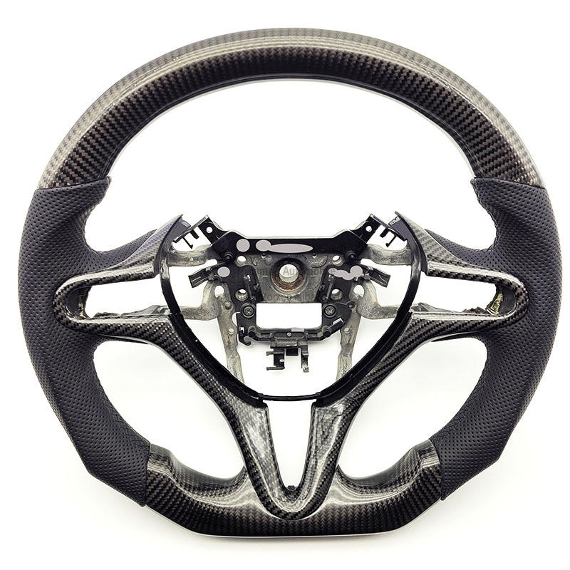 Leather+carbon fiber+black stitching