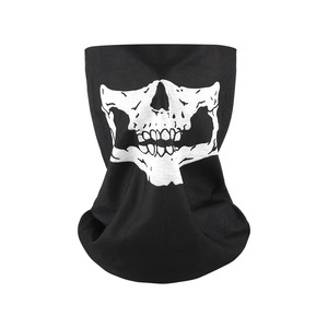 Masque de cyclisme Yueli imprimé crâne, en polyester respirant, serviette de visage d'extérieur, foulard magique, protection solaire estivale - Product Image 3