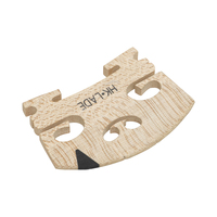 SLADE Stringed Instrument Accessories Professionally Polished Maple Ebony 1 String Pad Violin Parts 4/4 Violin Bridge
