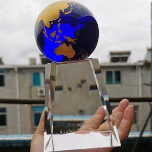 Hypercrafts K9 pha lê giải thưởng chủ trang trí bóng giải thưởng hoạt động hợp tác nhóm và giành chiến thắng-thắng khắc trái đất quà lưu niệm - Product Image 2