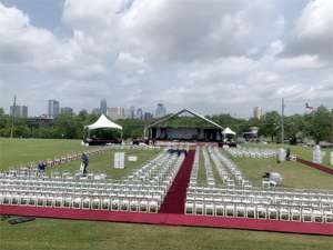 Carpa de concierto al aire libre, estructura de aluminio grande para actuaciones de bandas en vivo, Vista frontal abierta clara para compromiso del público - Product Image 5