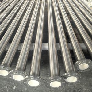 Tubo Cerâmico de Alumina de Alta Pureza para Produção de Baterias de Lítio, Tubo Revestido Resistente à Abrasão para Transferência de Material em Pó - Product Image 6