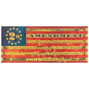 Billet de banque souvenir patriotique en plastique avec feuille d'or et design personnalisé - Product Image 2