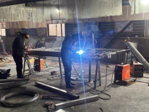 Terrain de football en acier durable et écologique MCG, cage de football intérieure/extérieure, mini terrain de soccer, filet de sécurité, gazon artificiel - Product Image 6