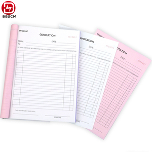 Carnet de reçus A4 personnalisé, carnet de factures autocopiantes en 2 exemplaires, 8,3x5,5 pouces, carnet de reçus avec copies autocopiantes 145x210mm - Product Image 1