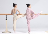Pantalon de danse en ripstop de qualité supérieure pour filles, combinaison d'échauffement légère en nylon anti-transpiration pour ballerines